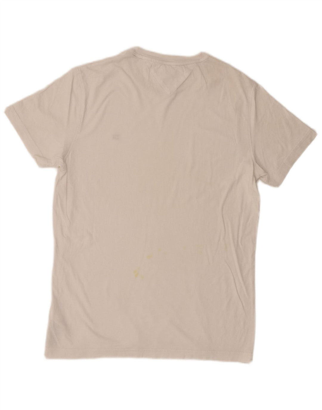 Tommy Hilfiger Mens T-Shirt Top Medium White Cotton