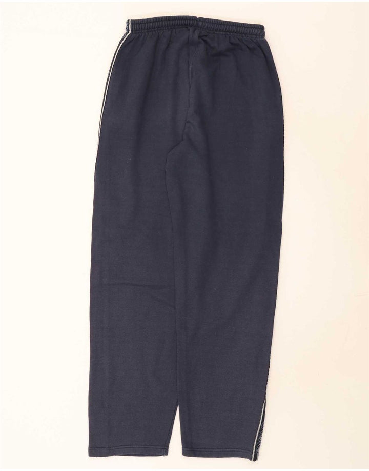 Asics Mens Graphic Tracksuit Trousers Medium Navy Blue Striped