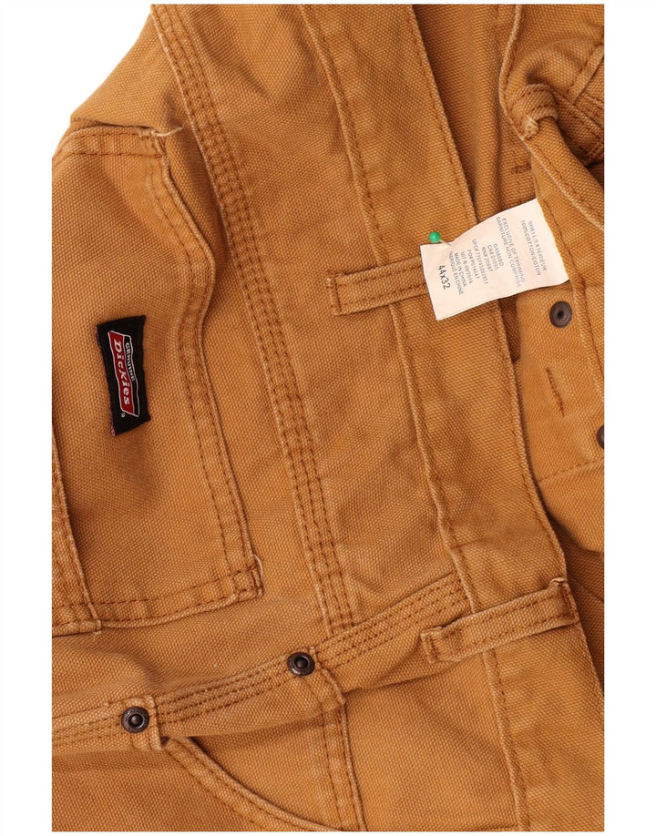 Dickies Mens Straight Cargo Trousers W44 L26 Beige Cotton