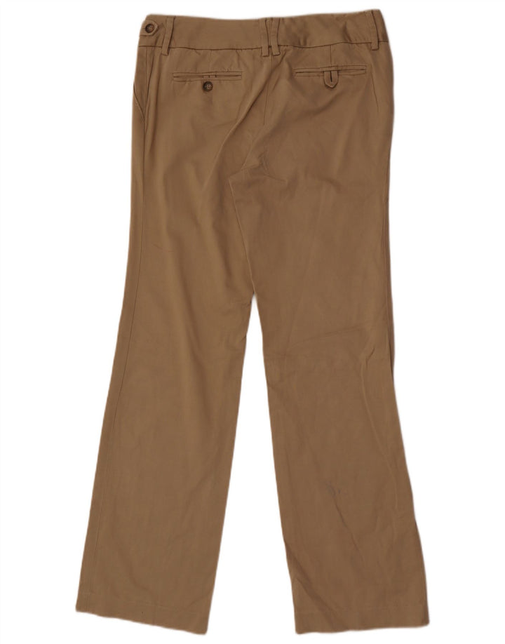 Massimo Dutti Womens Straight Chino Trousers EU 40 Medium W30 L30 Beige