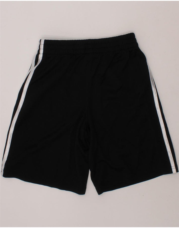 ADIDAS Boys Sport Shorts 7-8 Years Small Black Polyester Vintage Adidas and Second-Hand Adidas from Messina Hembry 