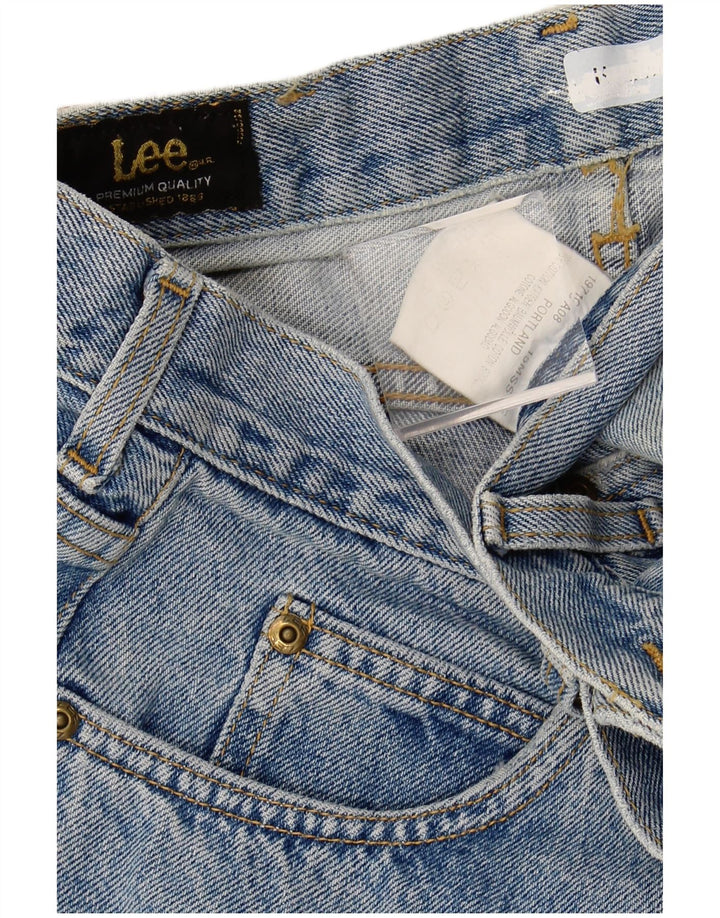LEE Mens Straight Jeans W36 L30 Blue Cotton