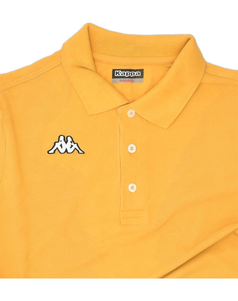 KAPPA Mens Polo Shirt Small Yellow Cotton | Vintage Kappa | Thrift | Second-Hand Kappa | Used Clothing | Messina Hembry 