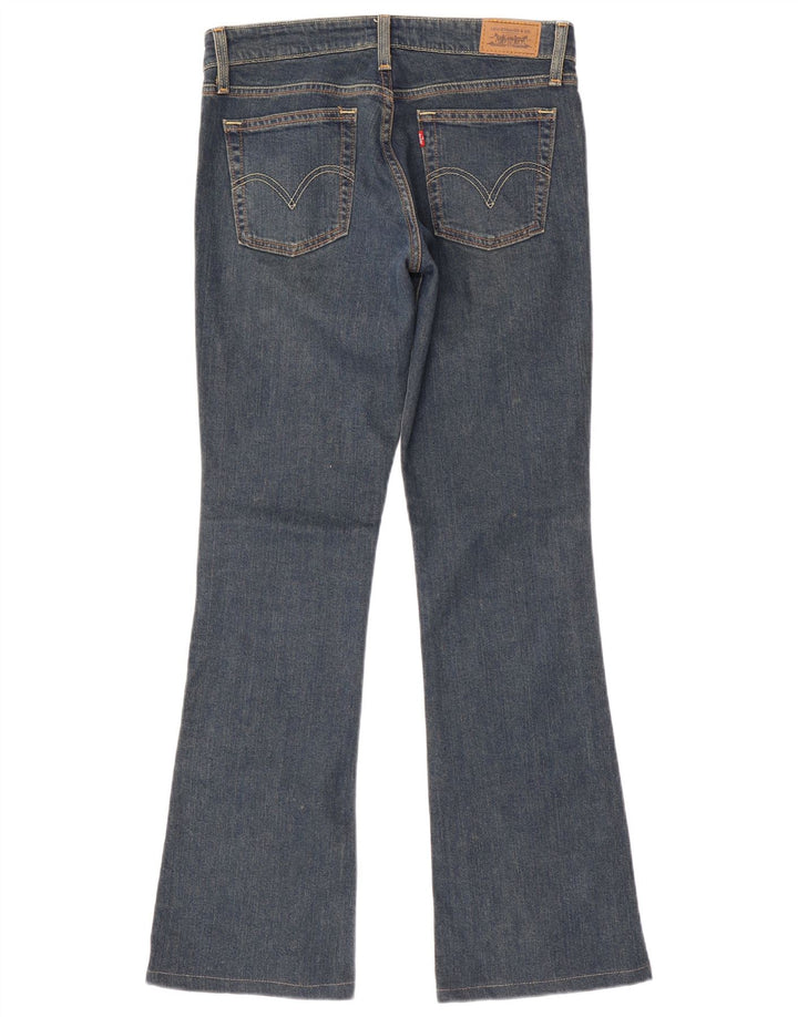 Levi's Womens 518 Super Low Bootcut Jeans US 7 Medium W30 L32 Blue Cotton