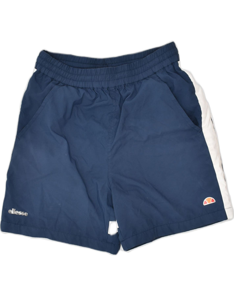 ELLESSE Boys Sport Shorts 9-10 Years Blue Polyester | Vintage | Thrift | Second-Hand | Used Clothing | Messina Hembry 