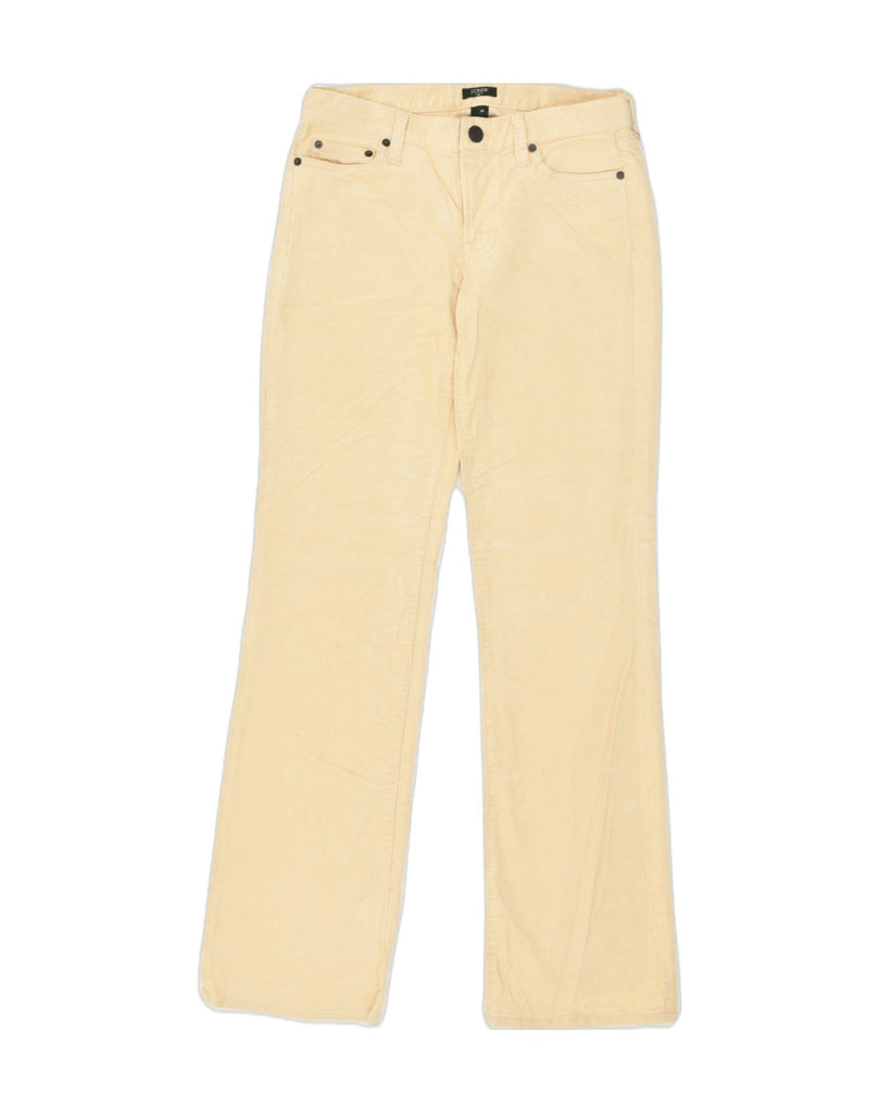 J. CREW Womens Straight Corduroy Trousers W26 L33  Beige Cotton | Vintage J. Crew | Thrift | Second-Hand J. Crew | Used Clothing | Messina Hembry 