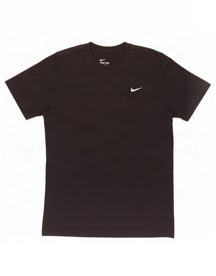 Nike Mens T-Shirt Top Small Black Cotton