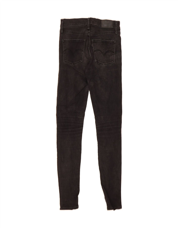 LEVI'S Womens Super Skinny Jeans W26 L32 Black Cotton Vintage Levi's and Second-Hand Levi's from Messina Hembry 