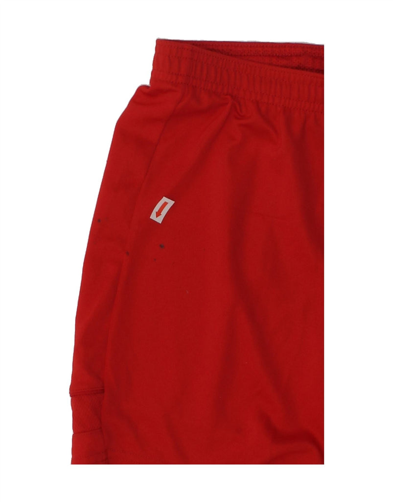 NIKE Boys Dri Fit Graphic Sport Shorts 8-9 Years Small  Red Polyester | Vintage Nike | Thrift | Second-Hand Nike | Used Clothing | Messina Hembry 