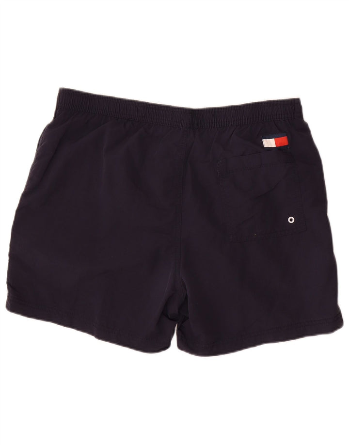 Tommy Hilfiger Mens Swimming Shorts Large Navy Blue Polyamide Beach