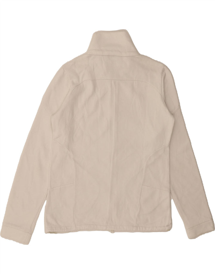 NIKE Womens Tracksuit Top Jacket UK 10/12 Medium White Cotton Vintage Nike and Second-Hand Nike from Messina Hembry 