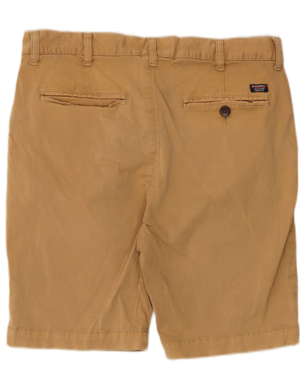 Superdry Mens Chino Shorts Medium W32 Beige Cotton
