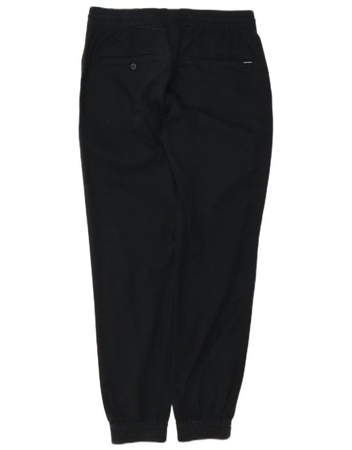 Volcom Mens Joggers Casual Trousers Medium W32 L29 Black Cotton