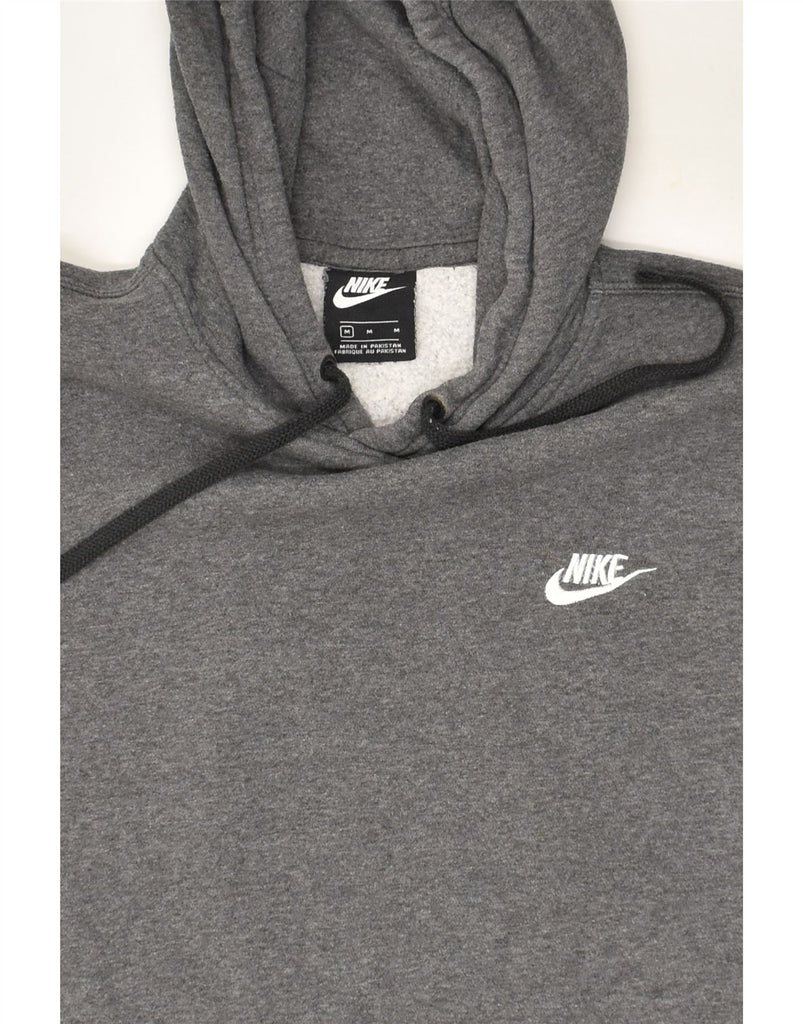 NIKE Mens Graphic Hoodie Jumper Medium Grey Cotton | Vintage Nike | Thrift | Second-Hand Nike | Used Clothing | Messina Hembry 