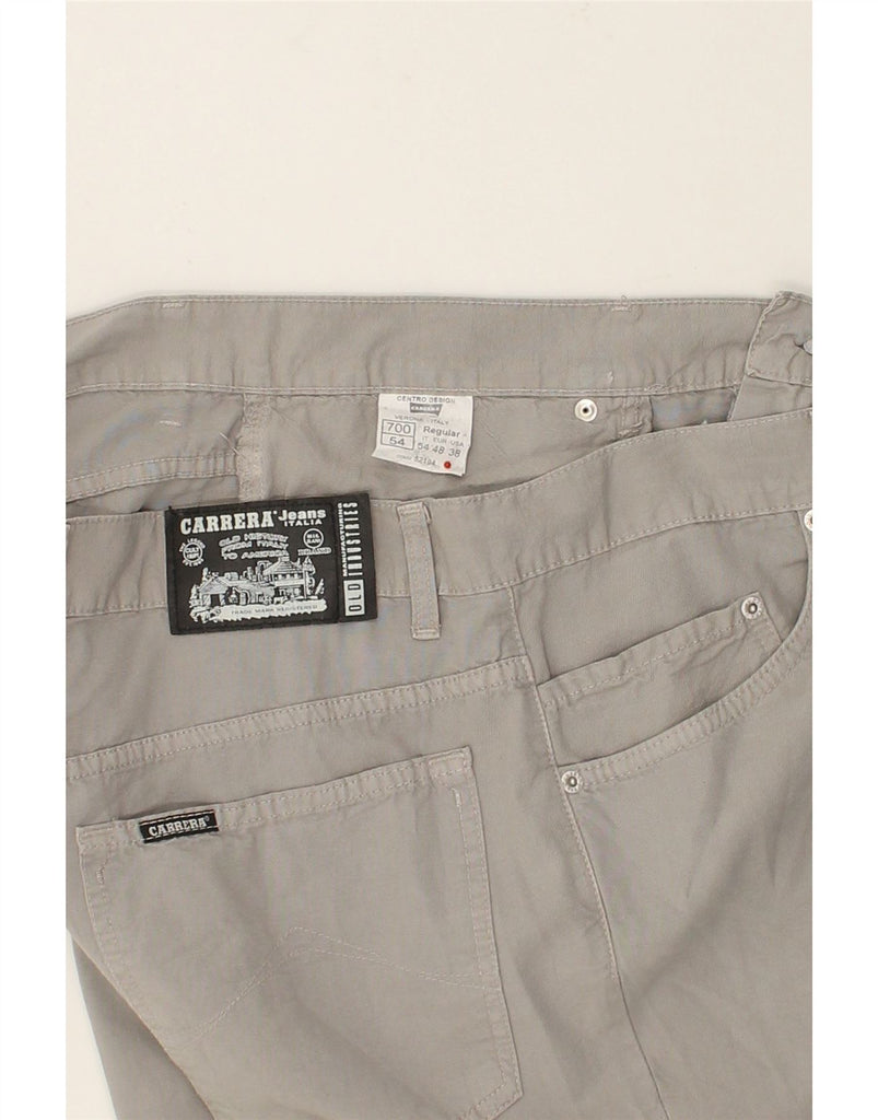 CARRERA Mens 700 Straight Casual Trousers W38 L31 Grey Cotton | Vintage Carrera | Thrift | Second-Hand Carrera | Used Clothing | Messina Hembry 