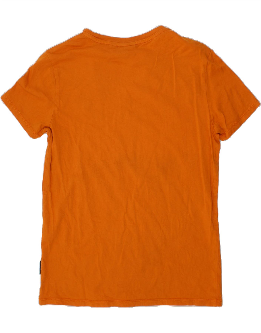 NAPAPIJRI Boys T-Shirt Top 13-14 Years Orange Vintage Napapijri and Second-Hand Napapijri from Messina Hembry 