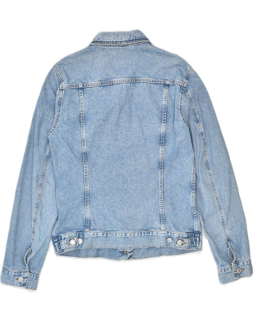 BENETTON Womens Denim Jacket UK 14 Medium Blue Cotton | Vintage Benetton | Thrift | Second-Hand Benetton | Used Clothing | Messina Hembry 