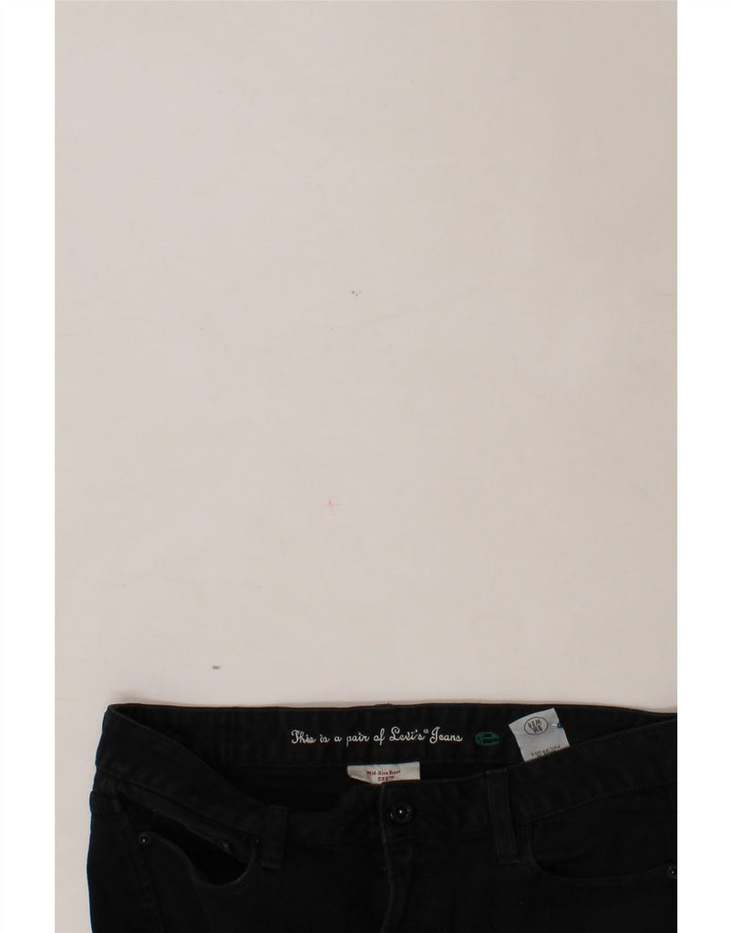 LEVI'S Womens 533 Mid Rise Bootcut Jeans US 6 Medium W28 L31 Black Cotton Vintage Levi's and Second-Hand Levi's from Messina Hembry 