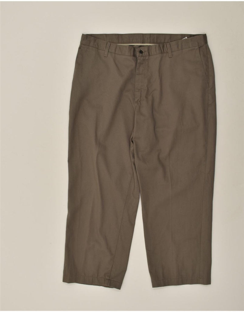 LEE Mens Straight Chino Trousers W40 L30  Brown Cotton | Vintage Lee | Thrift | Second-Hand Lee | Used Clothing | Messina Hembry 