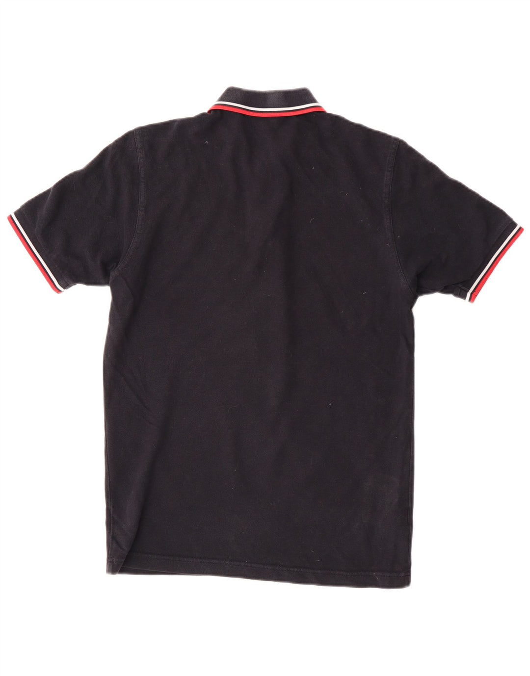 Fred Perry Mens Slim Fit Polo Shirt Small Black Cotton