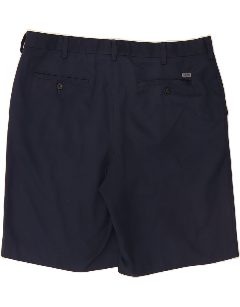 IZOD Mens Chino Shorts W40 XL Navy Blue Polyester Vintage Izod and Second-Hand Izod from Messina Hembry 