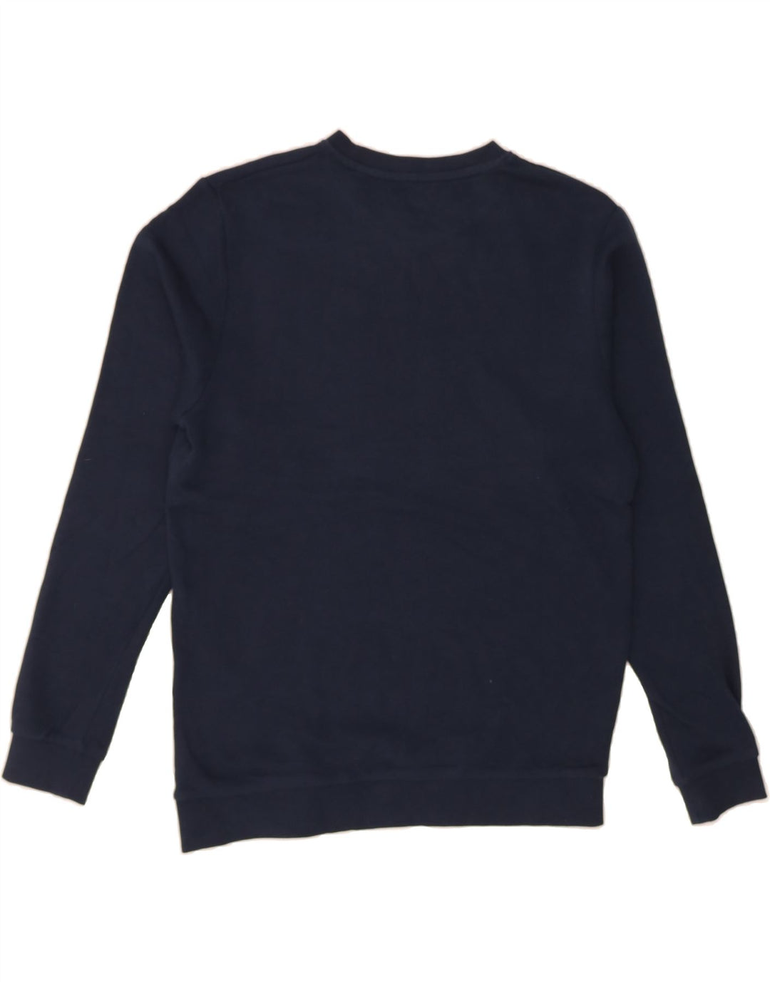 JACK & JONES Mens Graphic Sweatshirt Jumper Medium Navy Blue Cotton Vintage Jack & Jones and Second-Hand Jack & Jones from Messina Hembry 