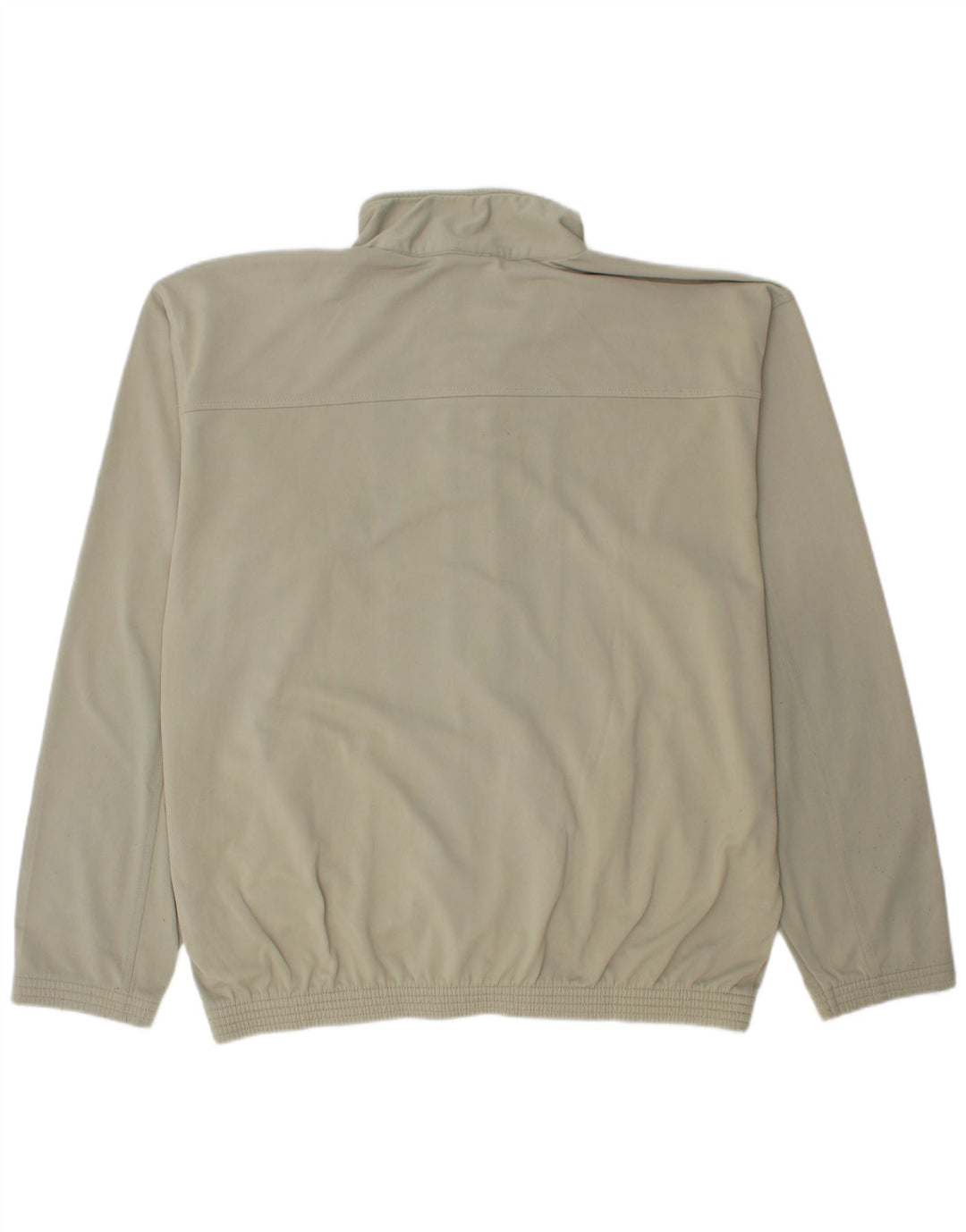 CHAMPION Mens Tracksuit Top Jacket 2XL Beige Polyester