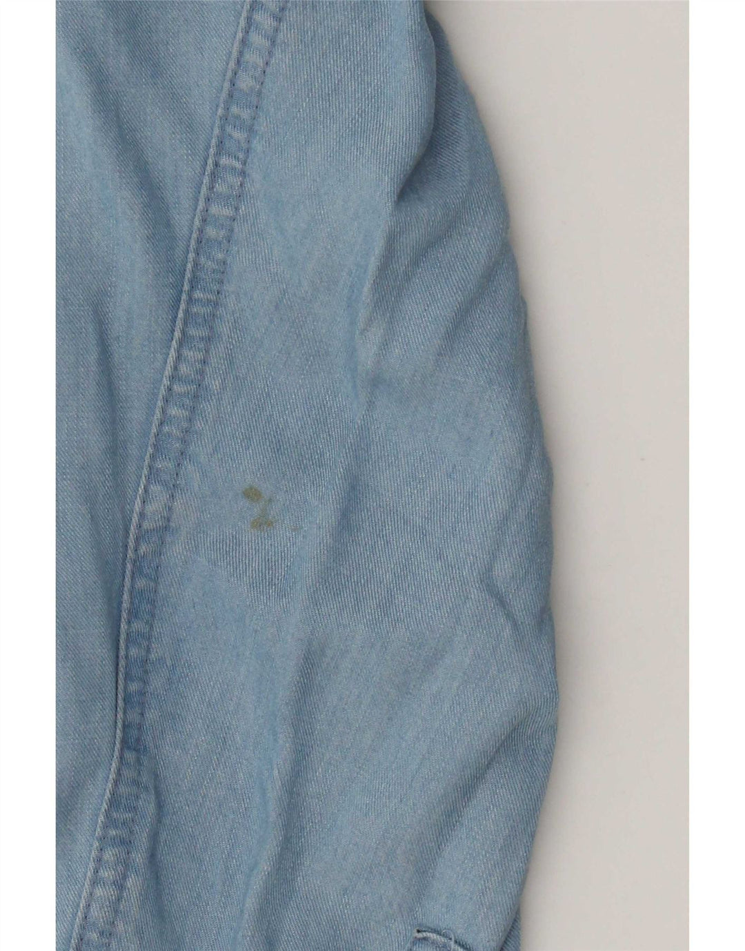 Chaps Womens Denim Shirt UK 20 2XL Blue Lyocell
