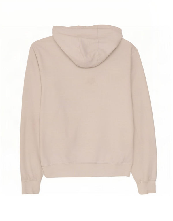Hugo Boss Mens Graphic Hoodie Jumper Small White Cotton