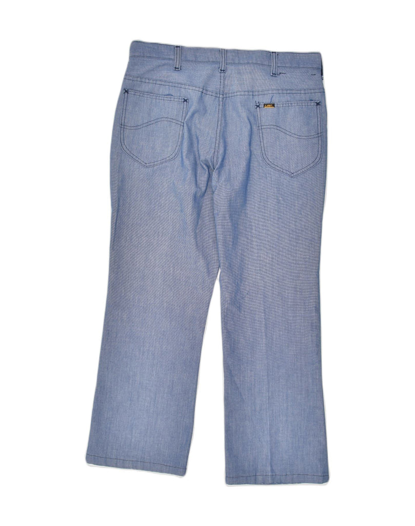 LEE Mens Straight Casual Trousers W34 L25  Blue | Vintage Lee | Thrift | Second-Hand Lee | Used Clothing | Messina Hembry 