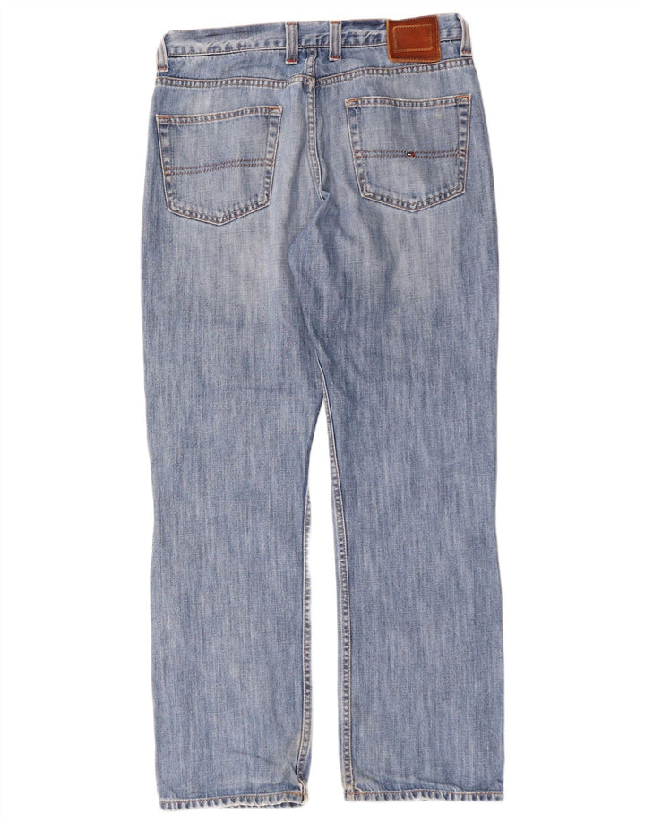Tommy Hilfiger Mens Straight Jeans W32 L32 Blue Cotton