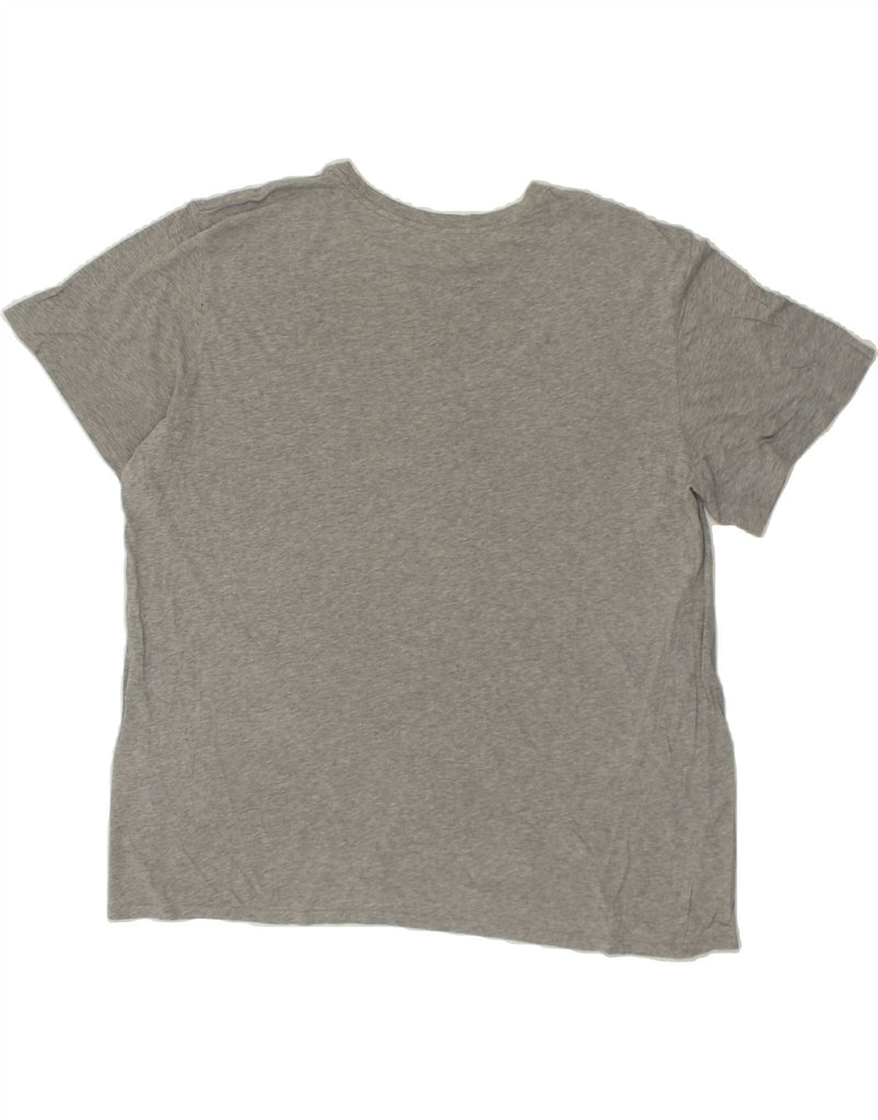 NIKE Mens T-Shirt Top 2XL Grey Flecked Cotton Vintage Nike and Second-Hand Nike from Messina Hembry 