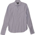 Dkny Mens Slim Fit Formal Shirt Size 15 1/2 Medium Blue Check
