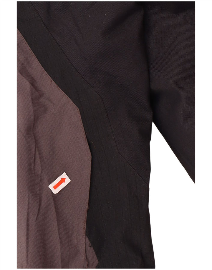 HELLY HANSEN Mens Graphic Windbreaker Jacket UK 34 XS Black Colourblock