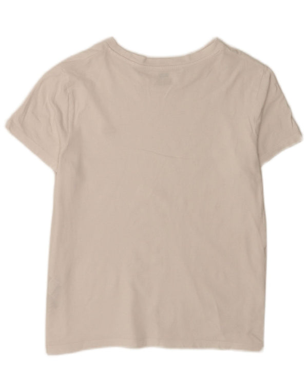 Levi's Womens T-Shirt Top UK 12 Medium White Cotton
