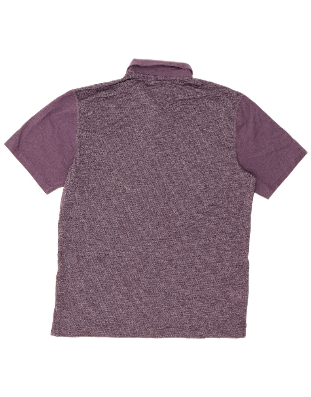 EDDIE BAUER Mens Polo Shirt Medium Purple Cotton