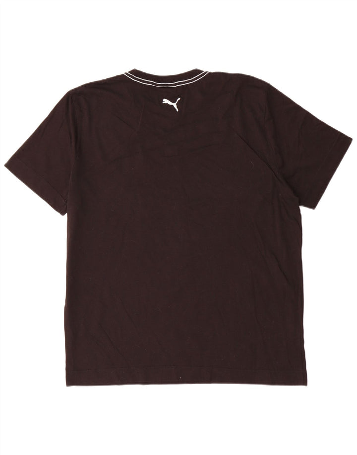 Puma Mens Graphic T-Shirt Top Large Black