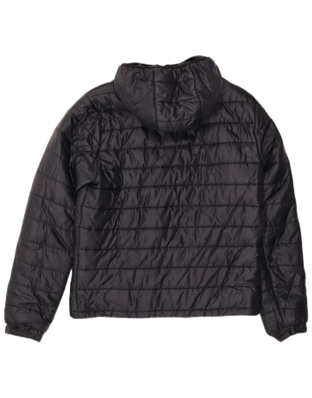 NORTH SAILS Mens Hooded Padded Jacket UK 38 Medium Navy Blue Nylon