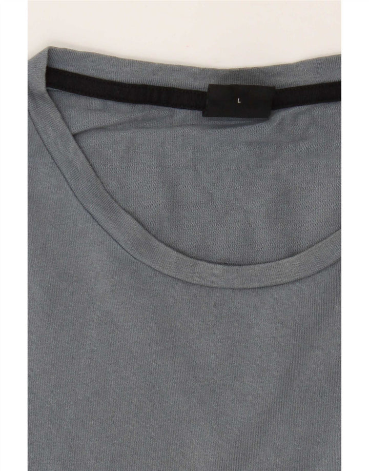 Hugo Boss Mens T-Shirt Top Large Blue