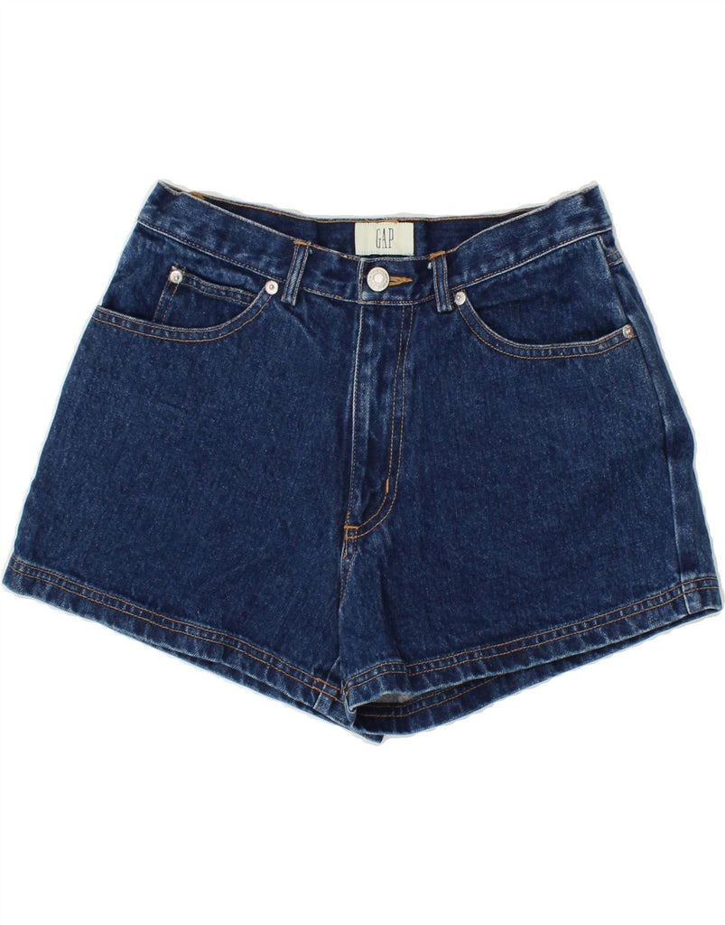 GAP Womens Denim Shorts US 4 Small W28  Blue Cotton Vintage Gap and Second-Hand Gap from Messina Hembry 