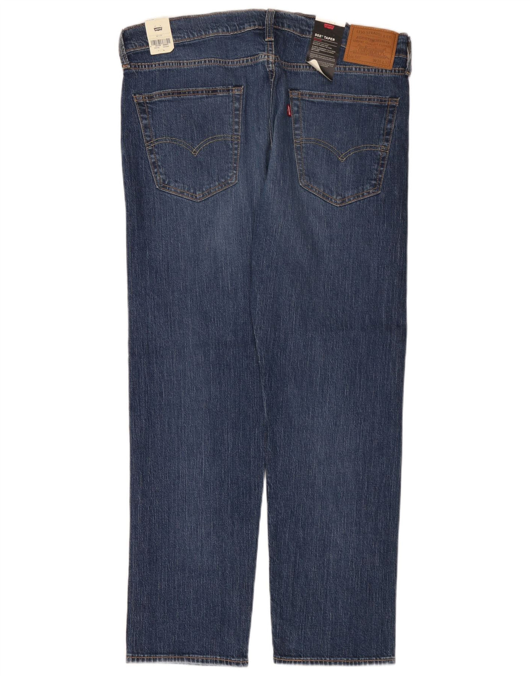 Levi's Mens 502 Tapered Jeans W36 L32 Blue Cotton