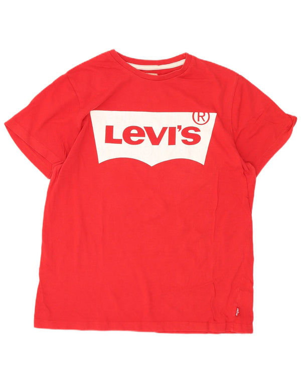 Levi's Boys Graphic T-Shirt Top 15-16 Years Red