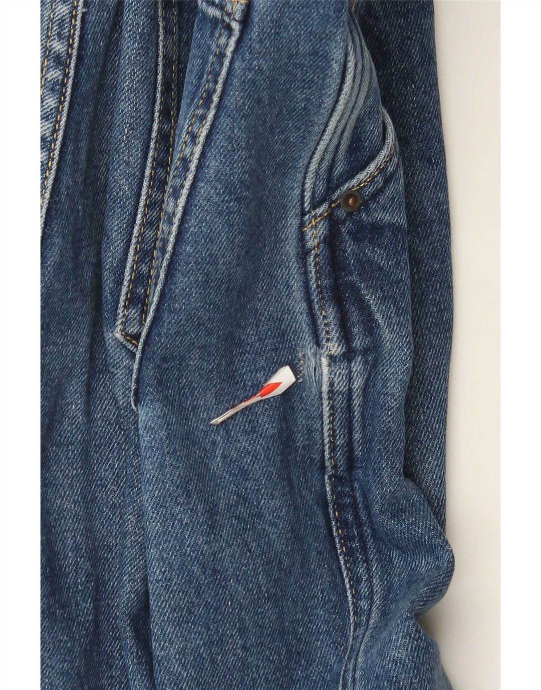 Massimo Dutti Womens Wide Leg Jeans EU 40 Medium W30 L30 Blue Cotton