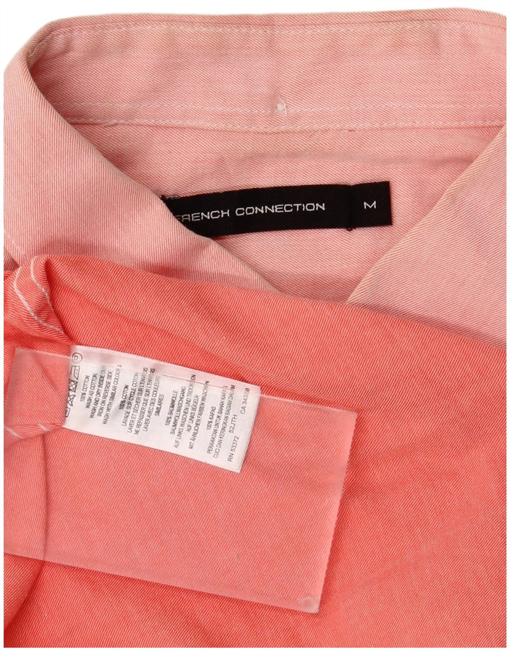 French Connection Mens Shirt Medium Pink Cotton