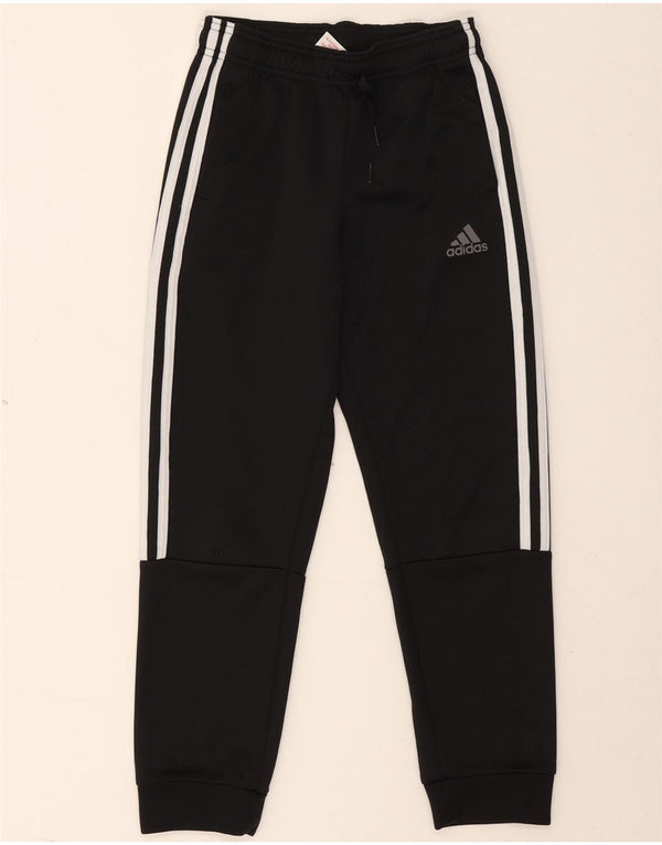 Adidas Boys Aeroready Tracksuit Trousers Joggers 9-10 Years Black
