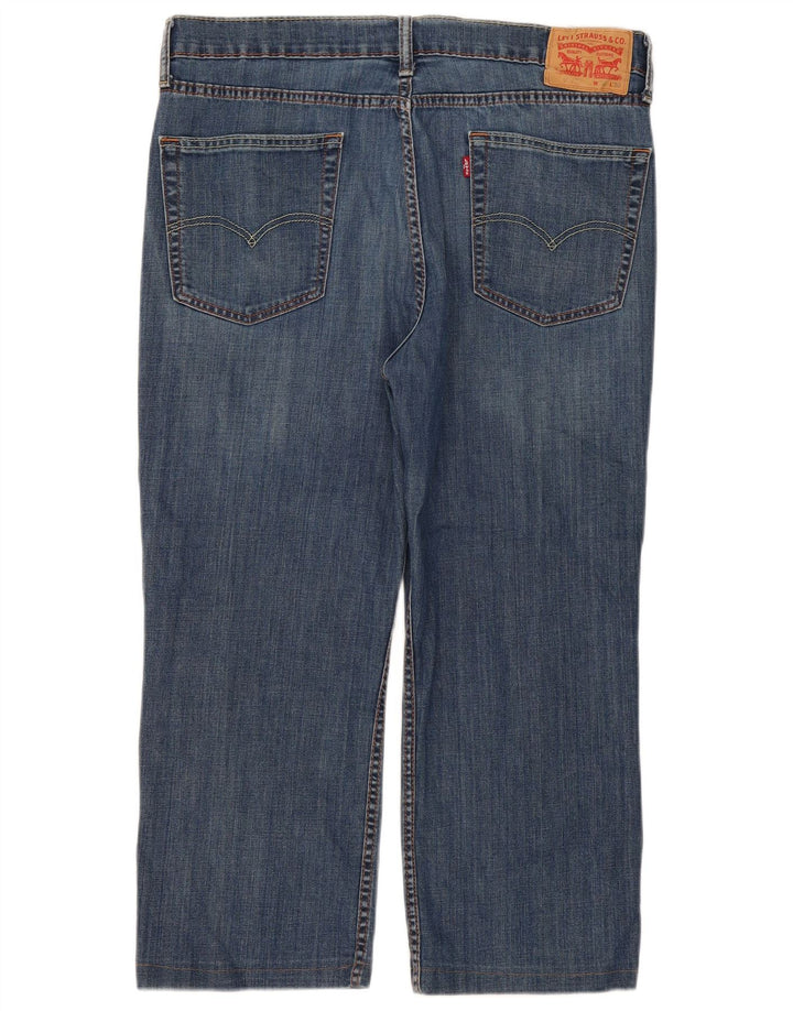 Levi's Womens Capri Jeans W36 L23 Blue Cotton
