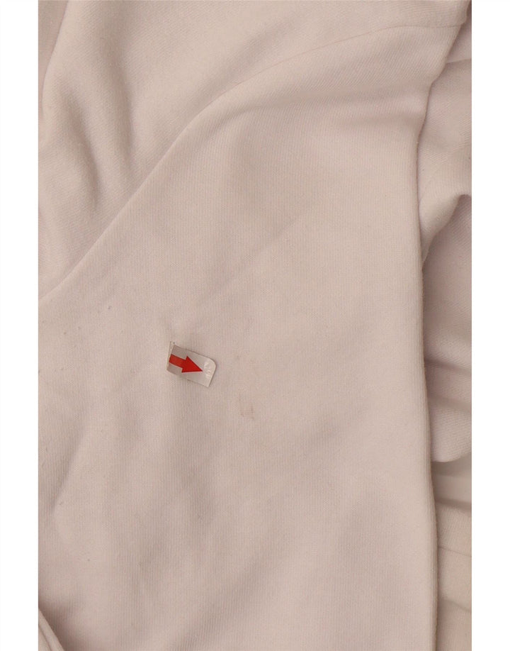 KAPPA Mens Graphic Sweatshirt Jumper Medium White Cotton