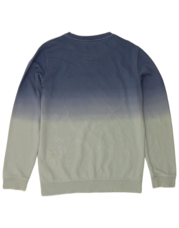Lyle & Scott Boys Sweatshirt Jumper 14-15 Years Navy Blue Colourblock