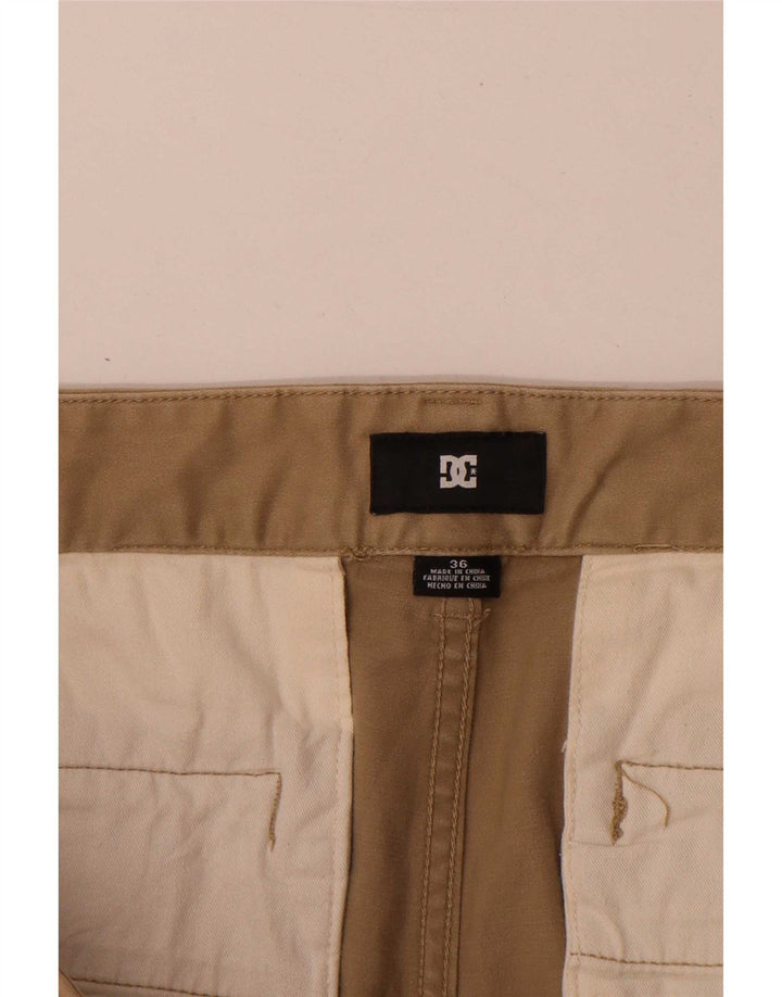 DC Mens Chino Shorts W36 Large Beige Cotton
