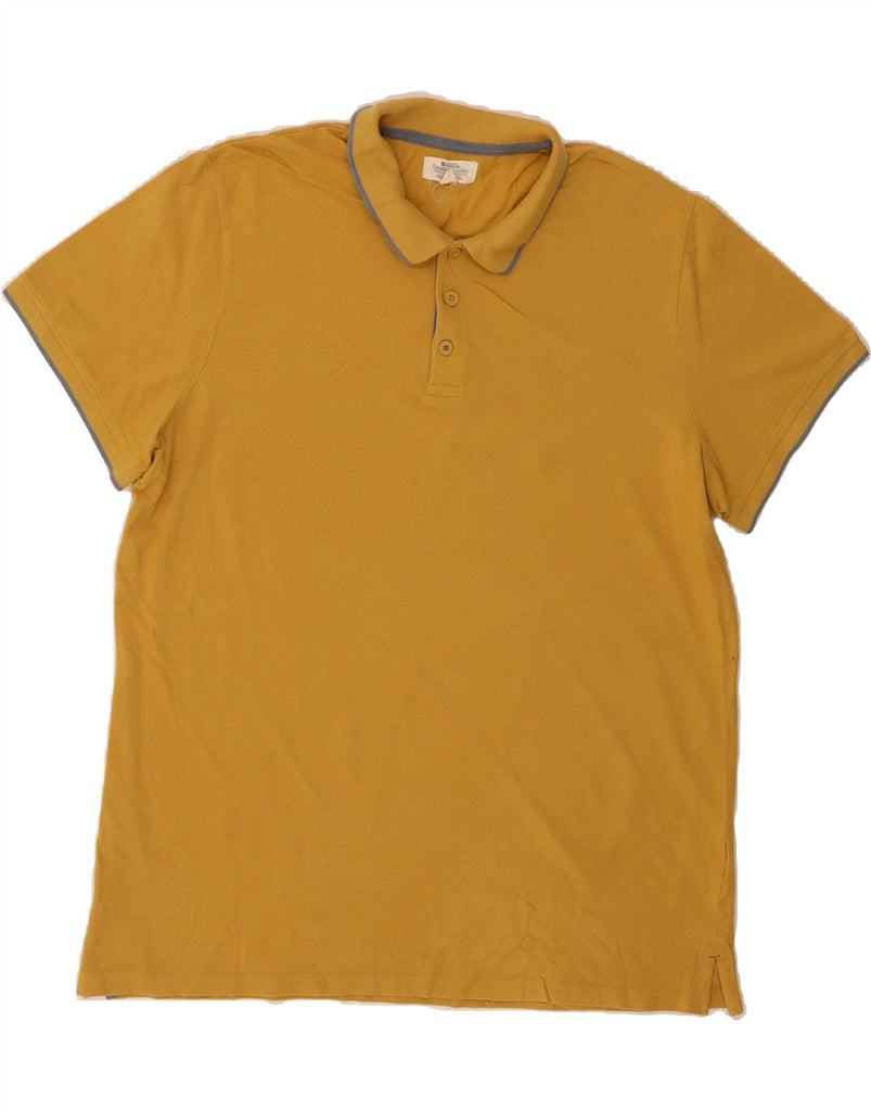 MOUNTAIN WAREHOUSE Mens Polo Shirt 2XL Yellow Cotton Vintage Mountain Warehouse and Second-Hand Mountain Warehouse from Messina Hembry 